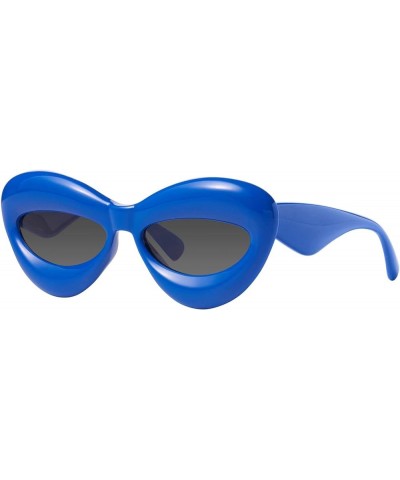 Inflated Cat Eye Sunglasses for Women Mod. Mia C6-blue $11.59 Cat Eye