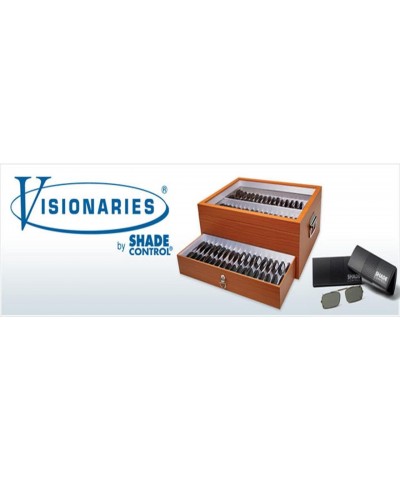 Visionaries Polarized Clip on Sunglasses - Round - Gun Frame - 50 x 45 Eye $23.40 Round