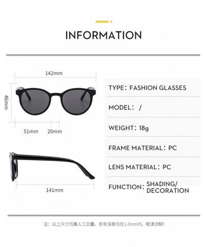 Fashion Retro Small Round Frame Sunglasses Street Photo Outdoor Vacation Beach Sunglasses (Color : C, Size : 1) 1 E $12.08 De...