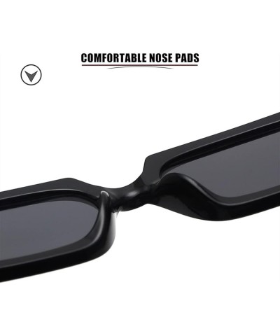 Small Frame Retro Men's and Women's Outdoor Sunglasses Sunglasses (Color : Grey, Size : Medium) Medium Navy $16.97 Designer