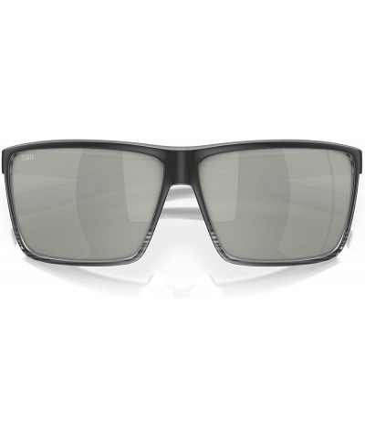 Men's Rincon Fishing and Watersports Rectangular Sunglasses Matte Smoke Crystal Fade/Grey Silver Mirrored Polarized-580g $68....