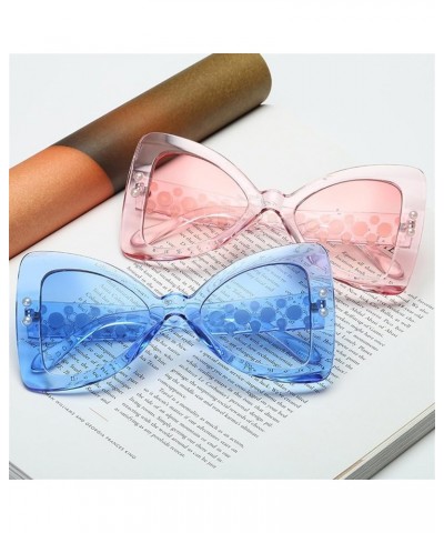 Fashion Large Frame Triangle Men and Women Outdoor Vacation Decorative Sunglasses Gift (Color : E, Size : 1) 1A $17.72 Designer