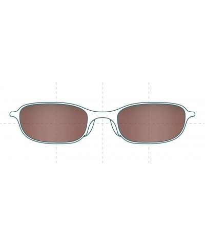 Maui Jim MJ122 Nalu Replacement Lenses - Compatible with Maui Jim MJ122 Nalu 57mm Frames Non-polarized Sfx Edge Brown Hardcoa...