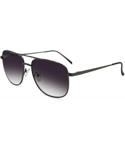 Just Chillin' Full Reader Sunglasses, Non-Bifocal Aviator Sunglasses - Wired Metal Frame - Non-Polarized Lens Pewter $15.11 A...