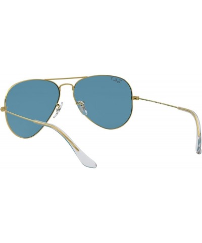 Rb3025 Classic Polarized Aviator Sunglasses Legend Gold/Polarized Blue $54.63 Aviator