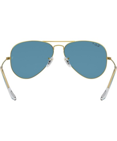 Rb3025 Classic Polarized Aviator Sunglasses Legend Gold/Polarized Blue $54.63 Aviator