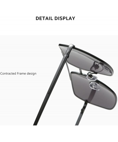 Fashion Men UV400 Metal Large Frame Driving Fishing Sports Sunglasses (Color : B, Size : 1) 1 C $16.22 Sport