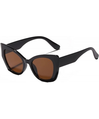 Square Vintage Men's And Women's Sunglasses Exclusion Holiday Driving Trend Commuter UV400 Sunglasses Gift B $16.23 Square