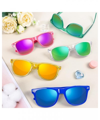 10/18 Retro Neon Colors Party Sunglasses Mirrored/Jelly lens Glasses Bulk Party Favors for Unisex Adults Teens Multi Assorted...