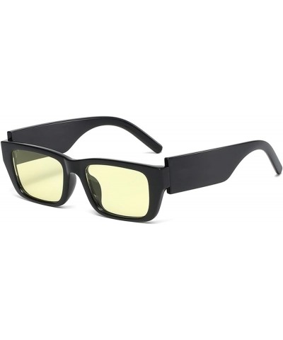 Small Box Punk Men and Women Sunglasses Street Shooting Outdoor Sunshade (Color : F, Size : Medium) Medium F $18.59 Designer