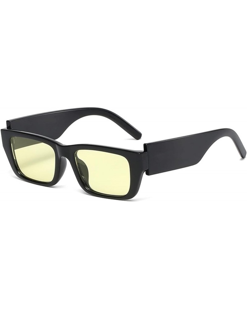 Small Box Punk Men and Women Sunglasses Street Shooting Outdoor Sunshade (Color : F, Size : Medium) Medium F $18.59 Designer