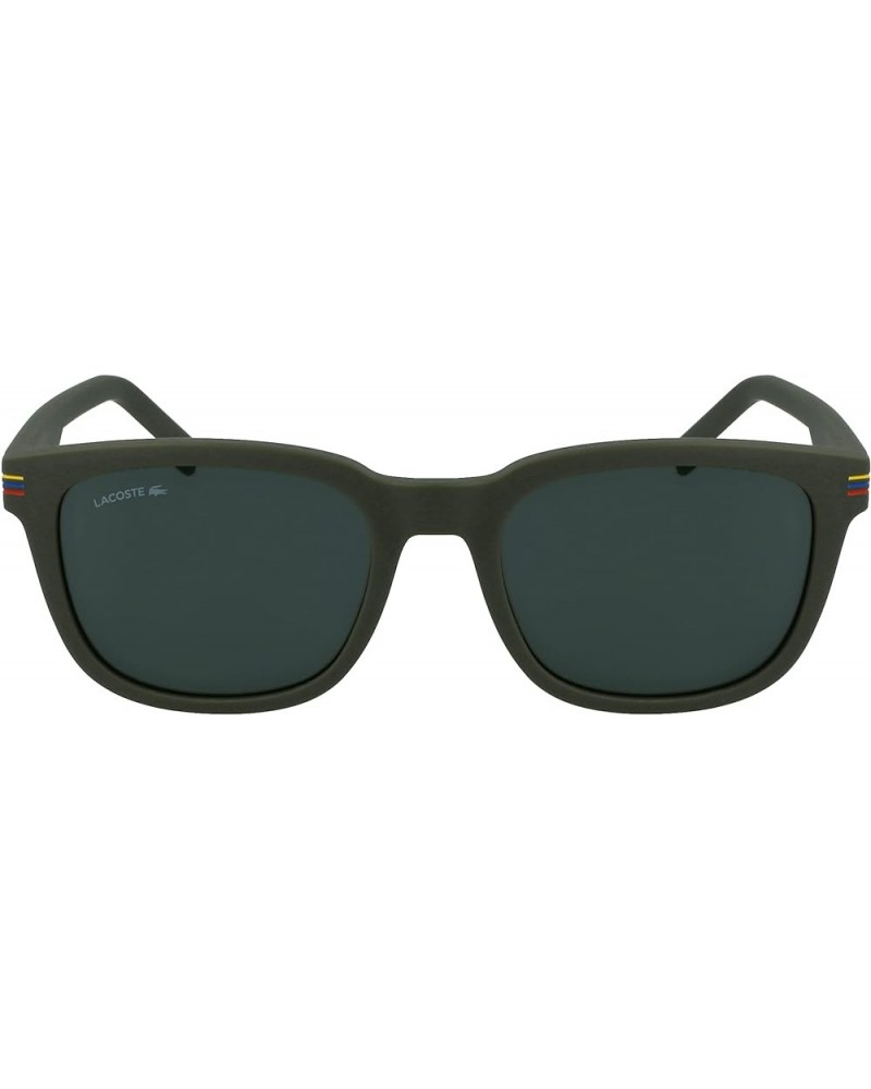 Men's L958s Rectangular Sunglasses Matte Green $33.00 Rectangular