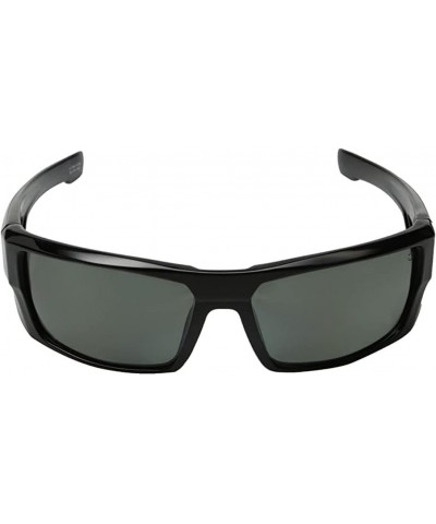 Dirk Sunglasses Gloss Black with Happy Gray Green Polarized Lens + Case $76.80 Wayfarer