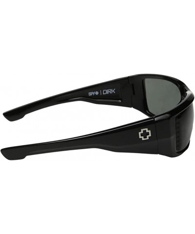 Dirk Sunglasses Gloss Black with Happy Gray Green Polarized Lens + Case $76.80 Wayfarer