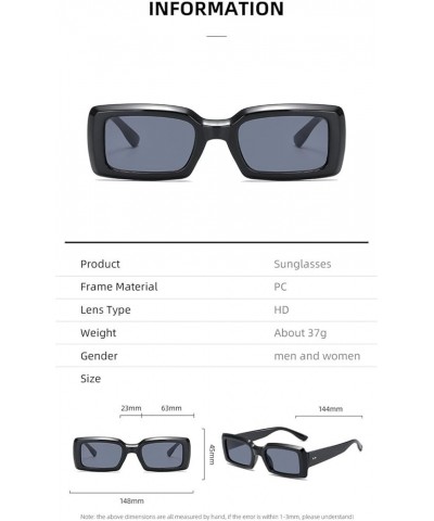 Fashion Street Shooting Decorative Men's and Women's Sunglasses (Color : D, Size : 1) 1 C $13.35 Designer