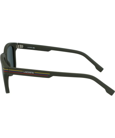 Men's L958s Rectangular Sunglasses Matte Green $33.00 Rectangular