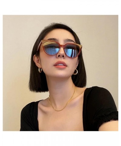 Retro Men and Women Street Shooting Decorative Sunglasses (Color : D, Size : 1) 1 E $13.98 Designer