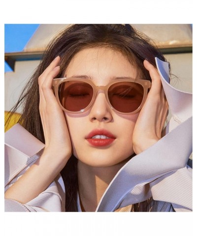 Retro Men and Women Street Shooting Decorative Sunglasses (Color : D, Size : 1) 1 E $13.98 Designer