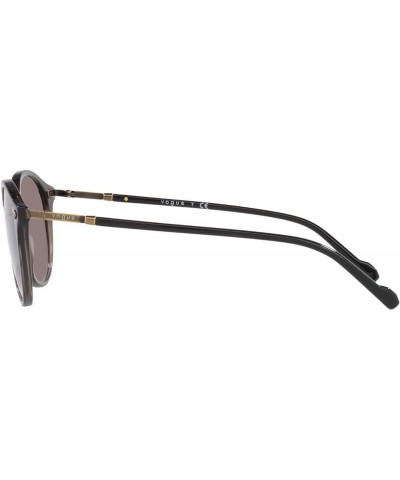 Man Sunglasses Grey Transparent Frame, Purple Brown Lenses, 51MM Grey Transparent $20.34 Round